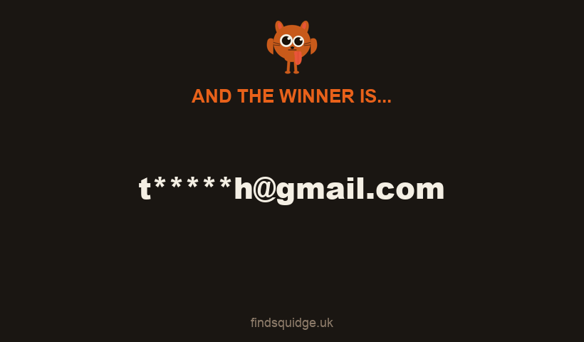 The winner has been drawn